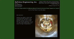 Desktop Screenshot of defeliceenginc.com